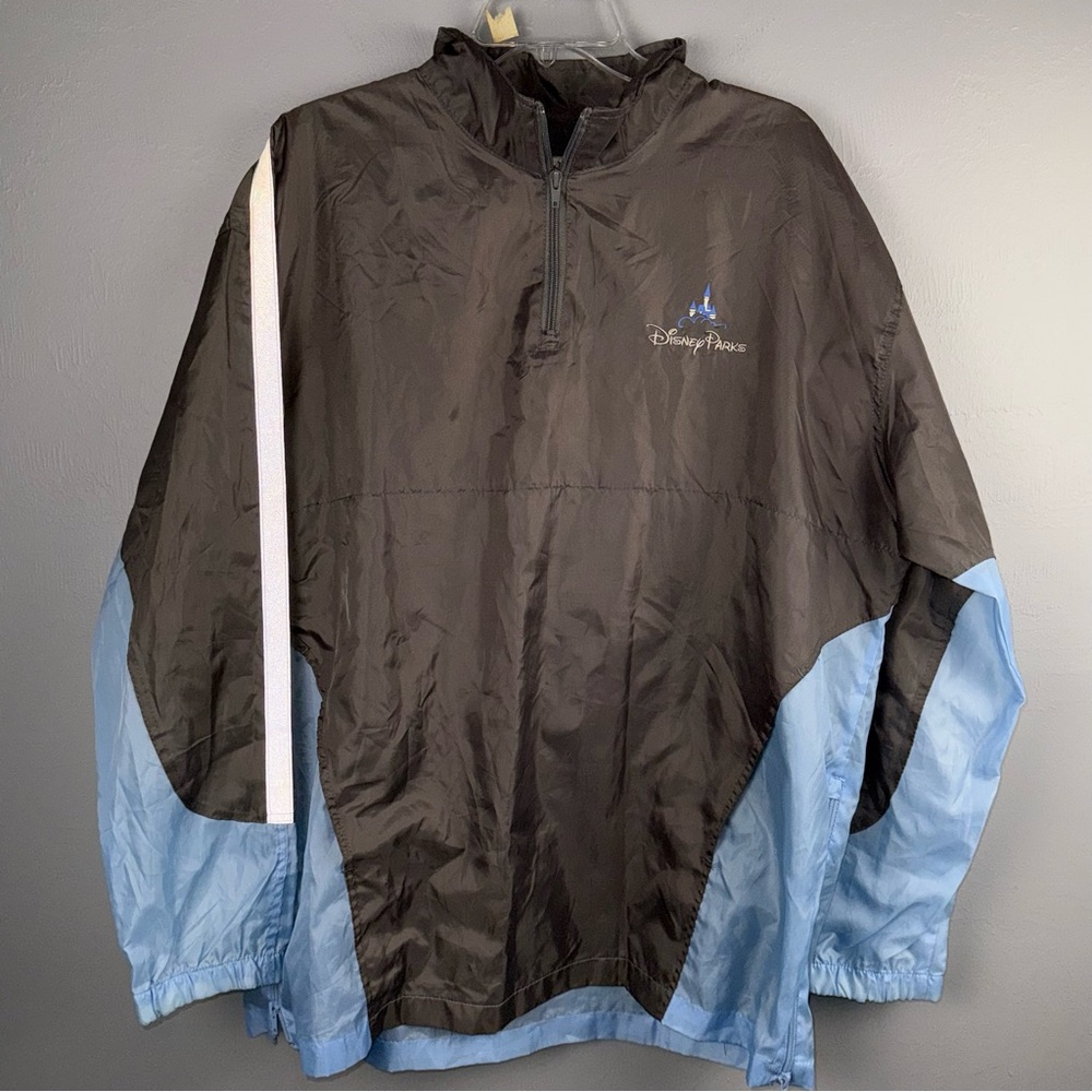 Disney Parks Resort Lightweight Packable Rain Windbreaker Jacket Poncho M/L